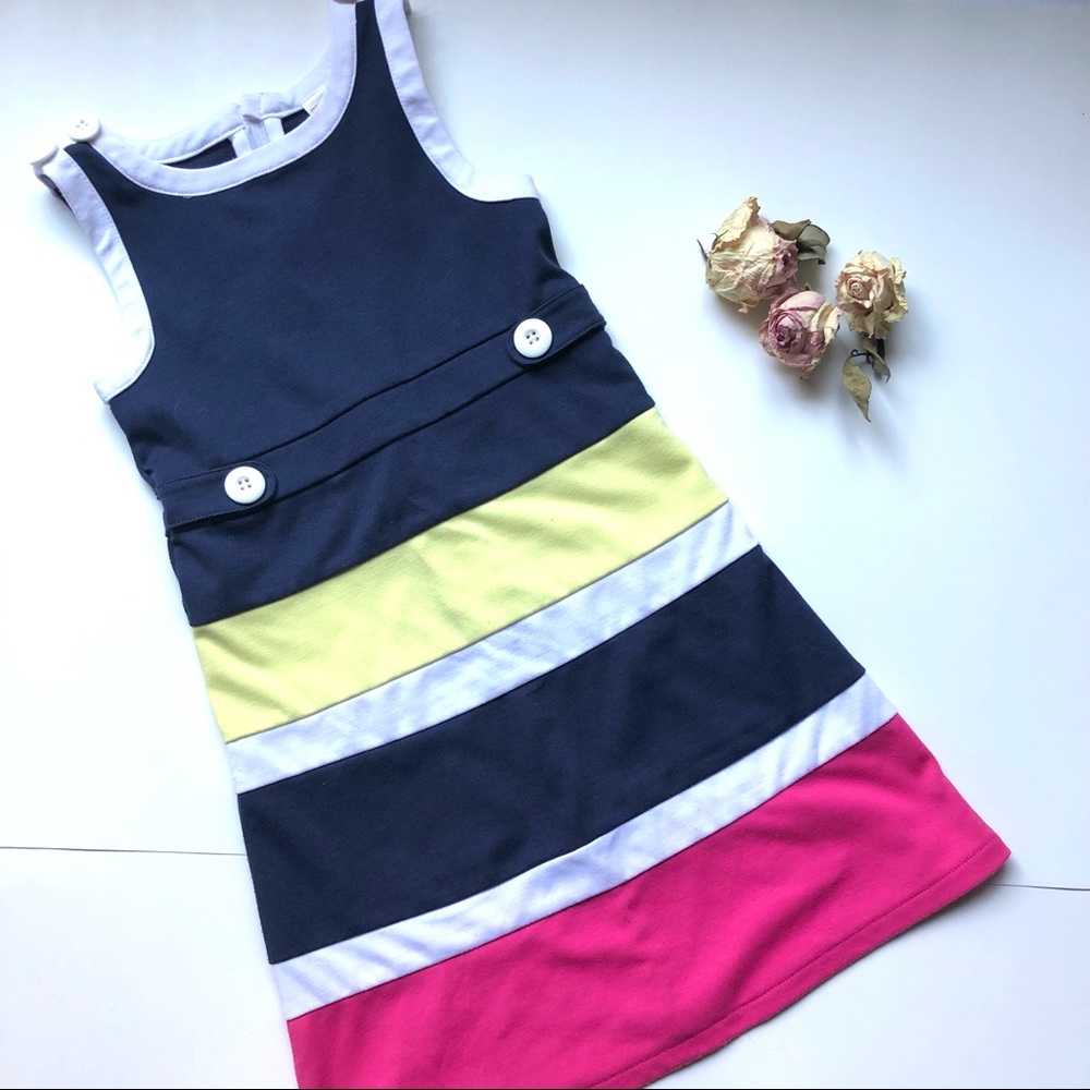 Gymboree Sleeveless Color block knit Dress - Girls 7